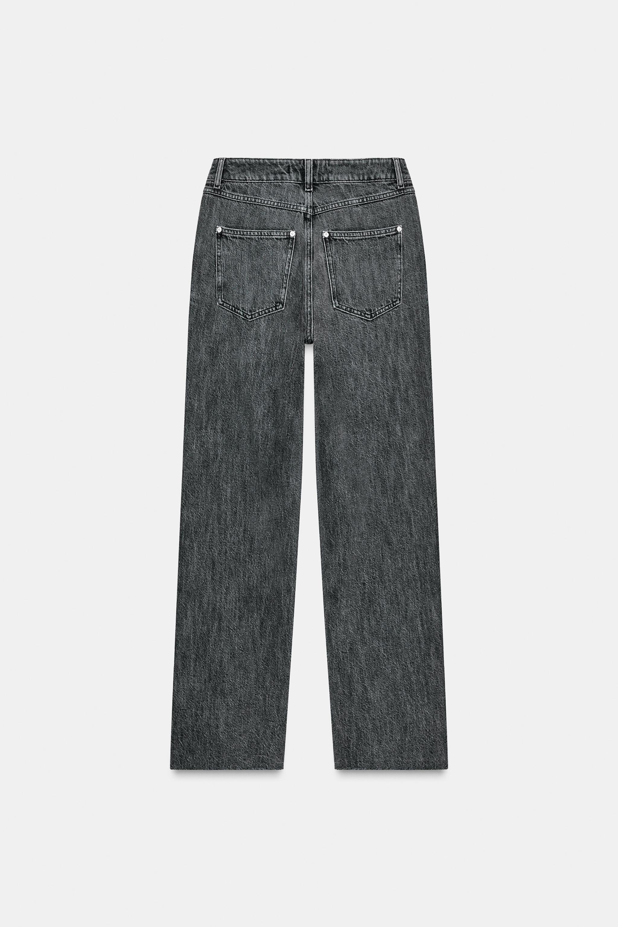 Z.09 STRAIGHT HIGH WAIST CROSSED JEANS
